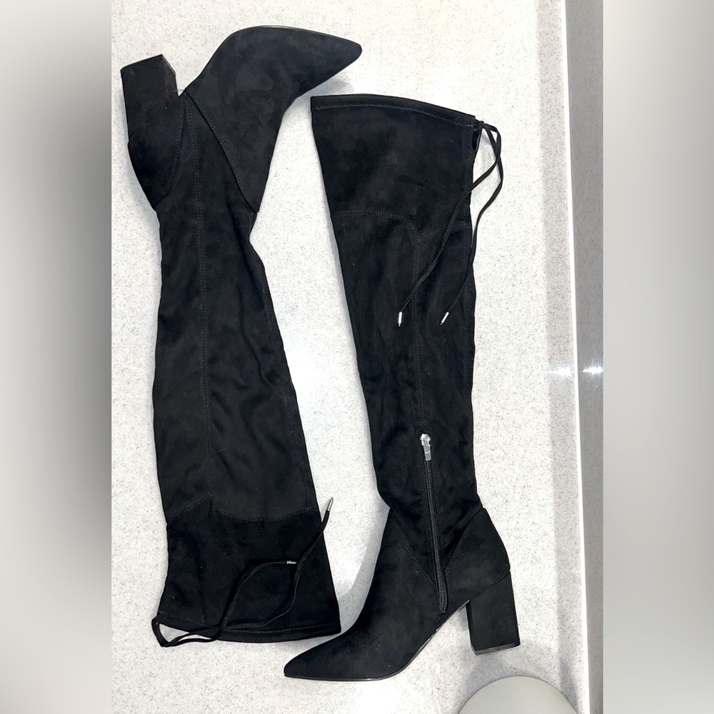 Mark Fisher Reda Black Over-the-knee boots